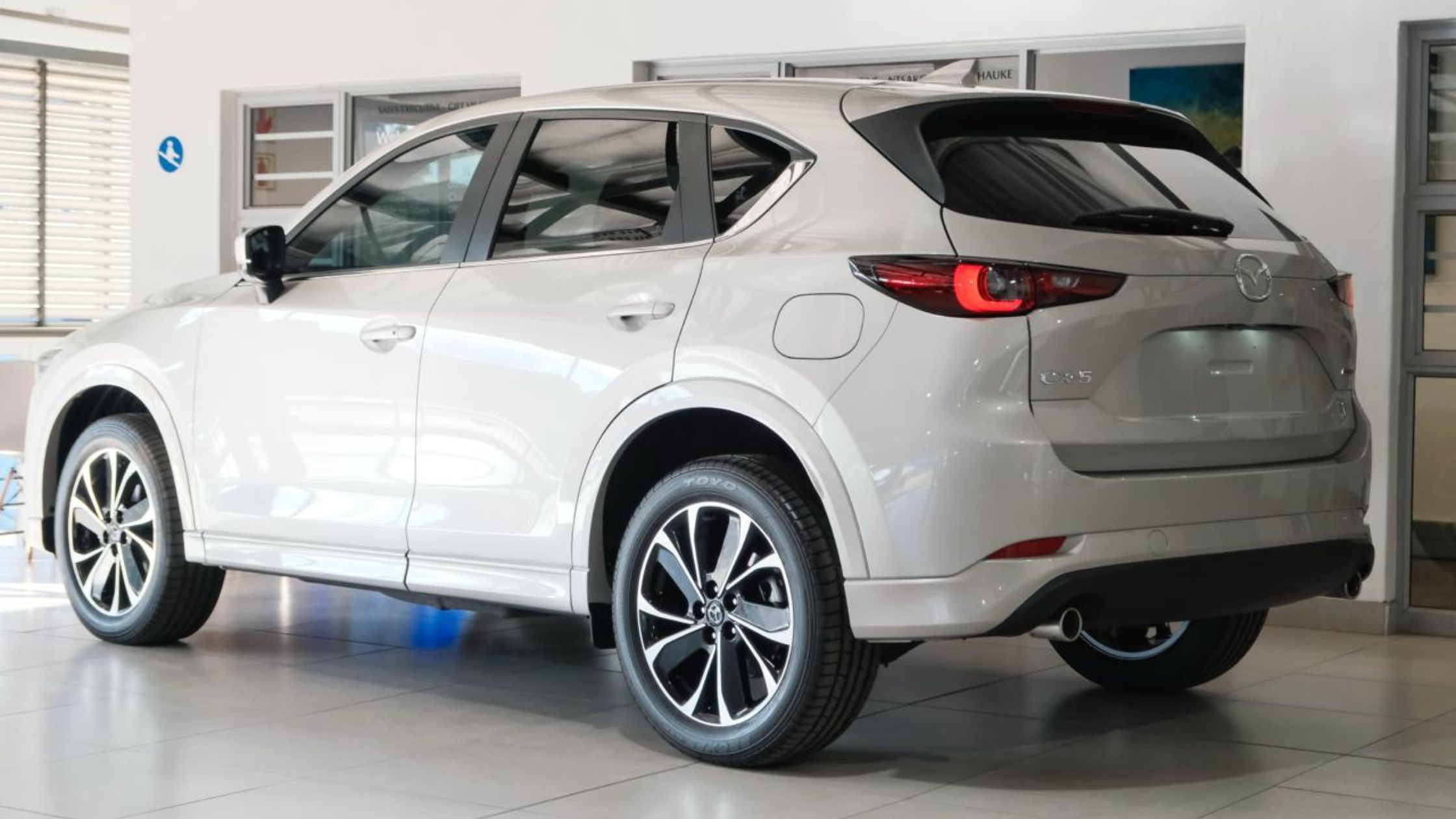 White Mazda CX-5